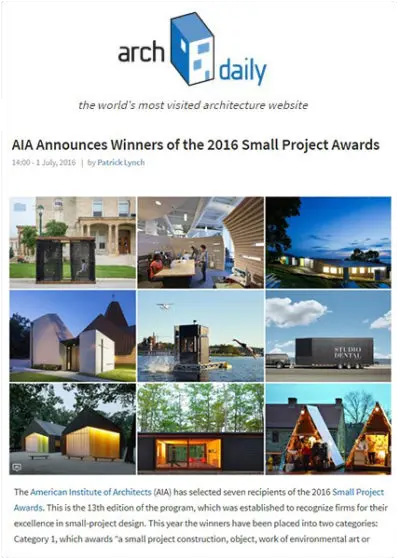 2016 AIA Small Project
